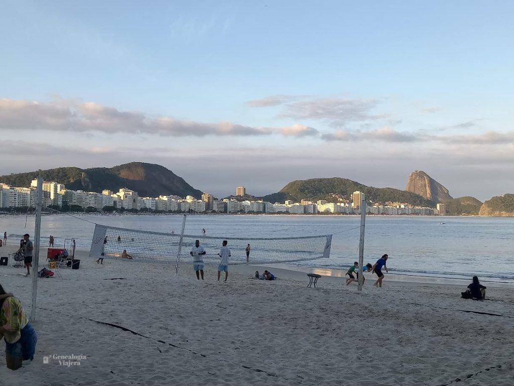 Rio de Janeiro- Partido de volley en la playa