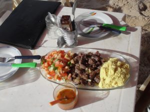 Salvador de Bahia - comida de playa