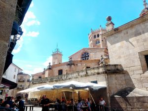 Ourense- terrazas en el centro histórico