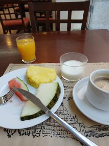 Desayuno Hotel Porcel Garnivel- Madrid