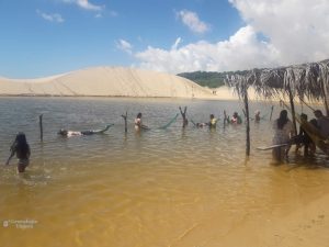 relajandose en en rio pregica- Maranhao