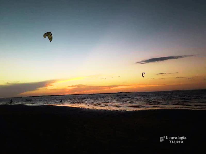 Kitesurf al atardecer en Atins- MA