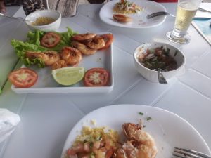 Picada en un bar de Barreirinhas