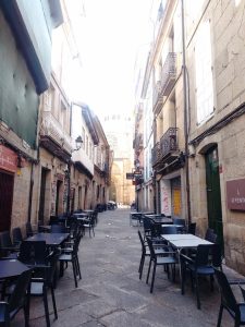 Zona de tapas a la tarde cuando cierran - Ourense