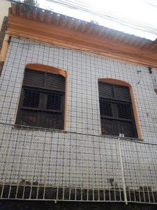 Fachada típica con azulejos en São Luís-MA- Brasil