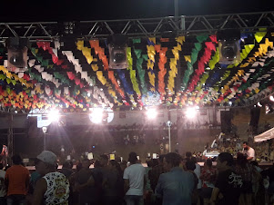 Show musical durante las Festas de São João en la Praça Benedito Leite de São Luís do Maranhão